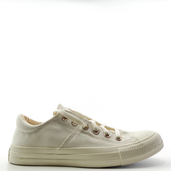 Converse Womens CT All Star Madison Ox Ivory Cream Gold 561743F Womens Size 8.5
